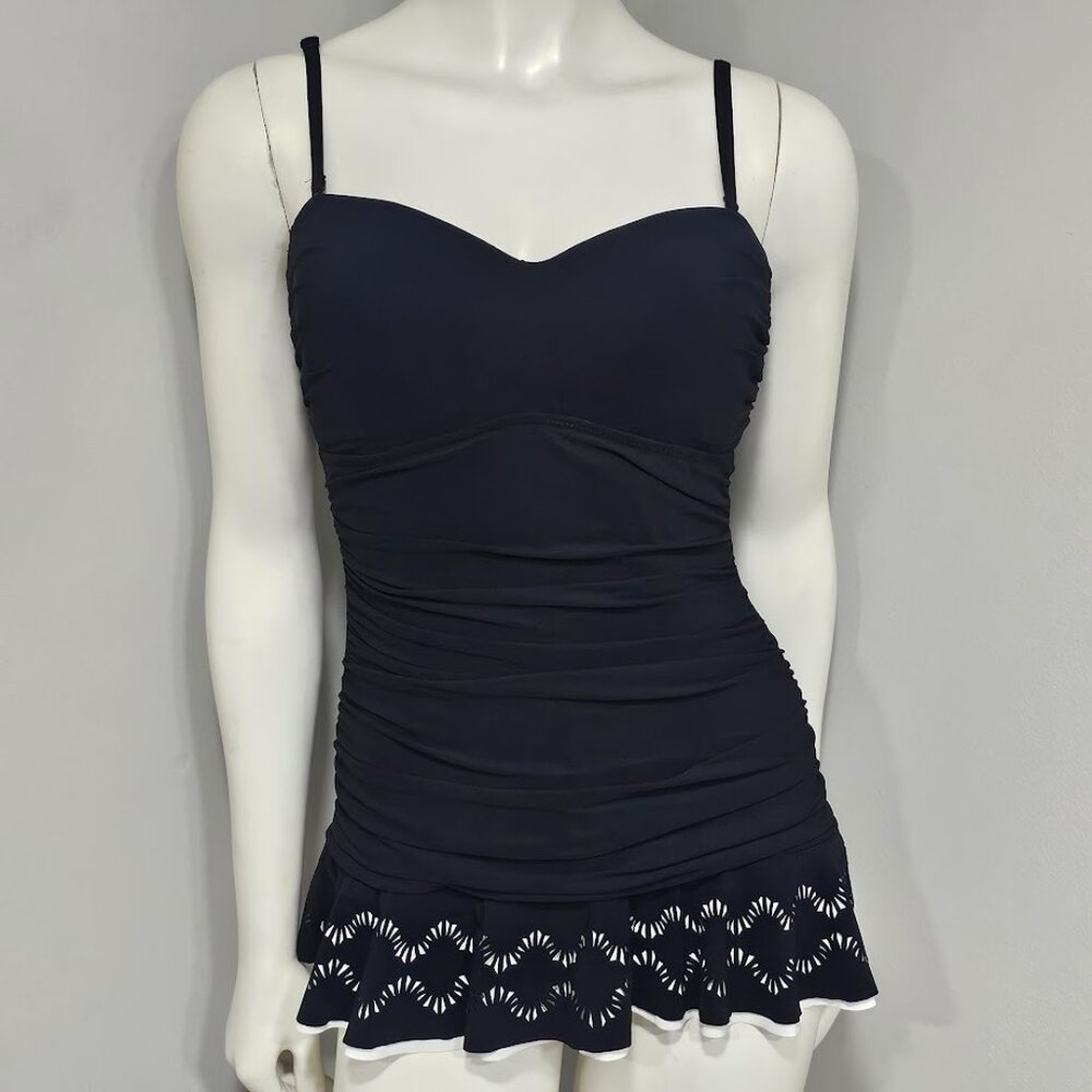 Profile By Gottex Tutti Frutti Bandeau Swimdress NWOT - Picture 2 of 11
